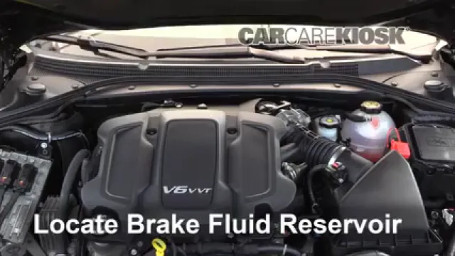 2018 Buick LaCrosse Premium 3.6L V6 Líquido de frenos Controlar nivel de líquido